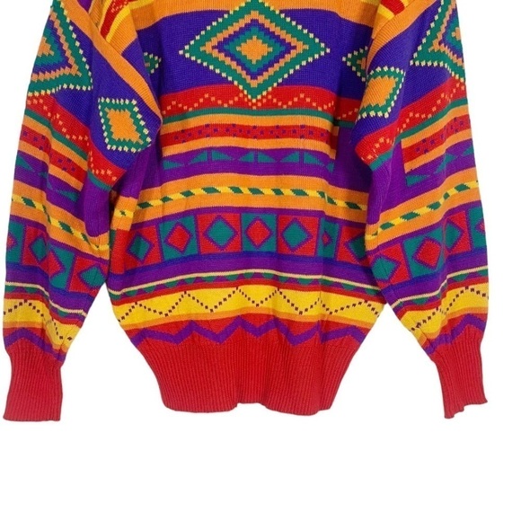 Vintage Meister Retro Southwestern Sweater Size Large - Picture 6 of 7